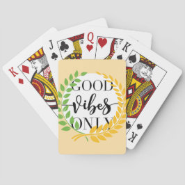 good vibes  pokerkaarten