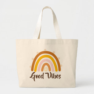Good Vibes - Rainbow Good Vibes Grote Tote Bag