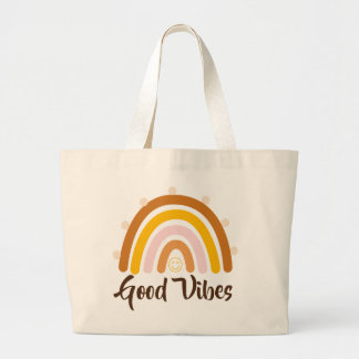 Good Vibes - Rainbow Good Vibes Grote Tote Bag