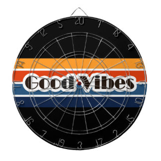 Good Vibes Retro Style Dartbord