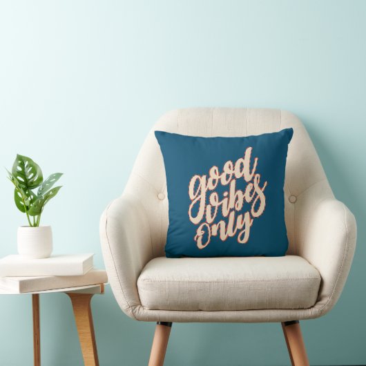 Good Vibes, Saint Valentin | Coussin décoratif (Chaise)