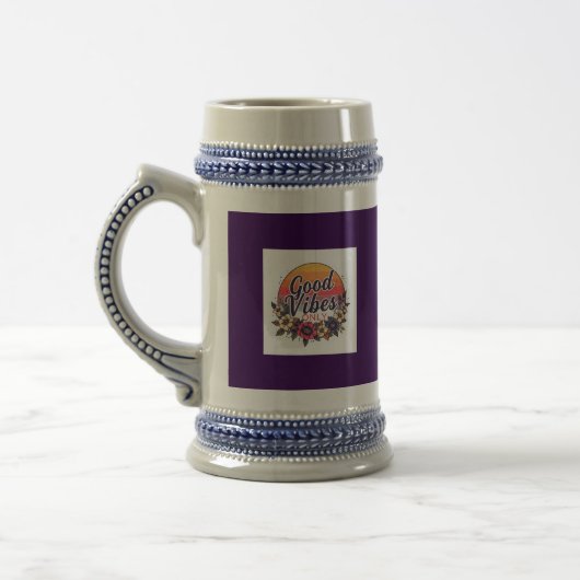 Good Vibes seulement - Mug de café motivationnel (Gauche)