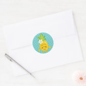 Good Vibes Sticker à thème ananas (Enveloppe)