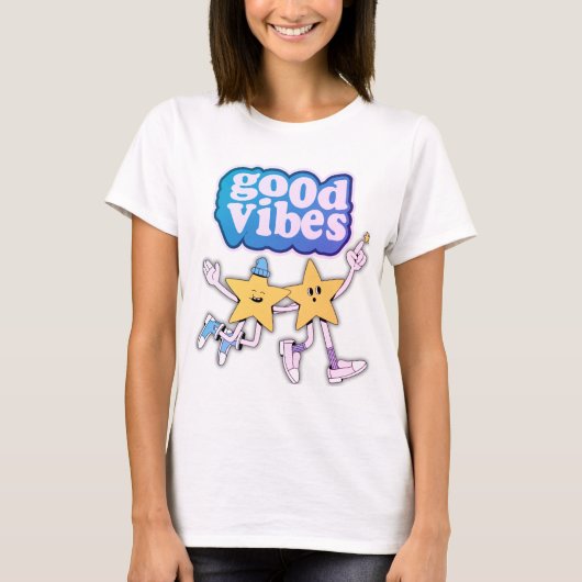 GOOD VIBES T-SHIRT (Voorkant)