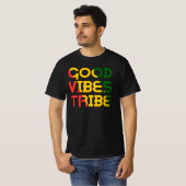 Good Vibes Tribe Irie Rasta Reggae Good Vibes Only T-shirt (Voorkant volledig)