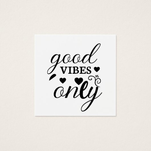 Good Vibes uniquement (Devant)