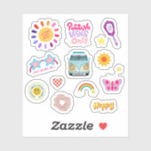 Good Vibes uniquement - VSCO Pack de Sticker (Feuille)