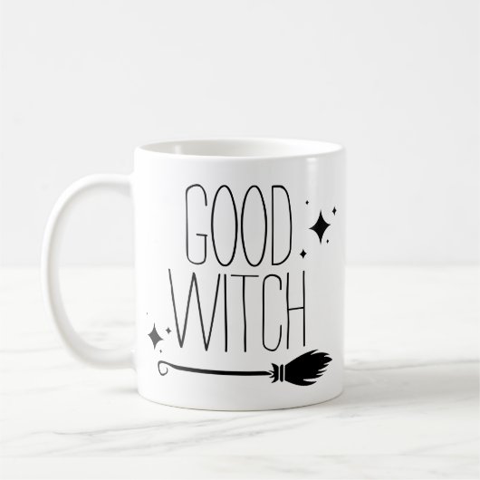 Good Witch Halloween Spooky Cute Koffiemok (Links)