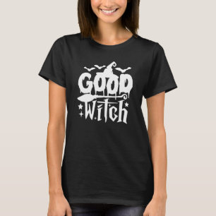 Good Witch Halloween Witch Broom Halloween T-shirt