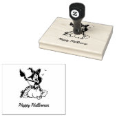Good Witch Happy Halloween Rubberstempel (Gestempeld)