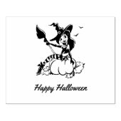 Good Witch Happy Halloween Rubberstempel (Afrduk)