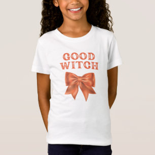 Good Witch - schattig sinaasappels strik wit T-shi T-shirt