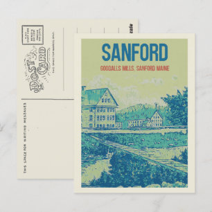 Goodalls Mills Sanford Maine USA Briefkaart