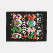 Goodbye 2025 Hello 2026 Happy New Year Christmas P Fleece Deken (Voorkant (Horizontaal))
