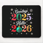 Goodbye 2025 Hello 2026 Happy New Year's Eve Chris Muismat (Voorkant)