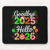 Goodbye 2025 Hello 2026 Happy New Year's Eve Chris Muismat (Voorkant)