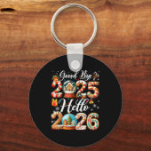 Goodbye 2025 Hello 2026 Happy New Year's Eve Chris Sleutelhanger (Voorkant)