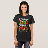 Goodbye 2025 Hello 2026 Happy New Year's Eve Chris T-shirt (Voorkant volledig)