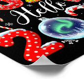 Goodbye 2025 Hello 2026 Merry Christmas Happy New  Poster (Hoek)