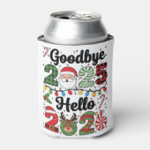 Goodbye 2025 Hello 2026 New Year Resolution   Blikjeskoeler (Blikje Voorkant)