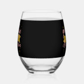 Goodbye 20s Personalized 30th Birthday Design Wijnglas Zonder Voet (Links)