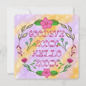 GOODBYE 20XX HALLO 20XX KAART (Voorkant)