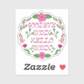 GOODBYE 20XX HALLO 20XX STICKER (Vel)