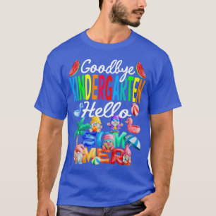 Goodbye Kindergarten Hallo Summer Gnomes Beach Pre T-shirt