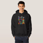 Goodbye Kindergarten Hello First Grade Graduation  Hoodie (Voorkant volledig)