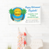 Goodbye Tension Hello Pension Retirez Bannière (En situation)