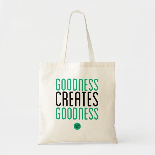 "Goodness Creëer Goodness" Canvas tas (Voorkant)