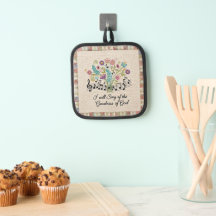 Goodness of God quilted look floral music