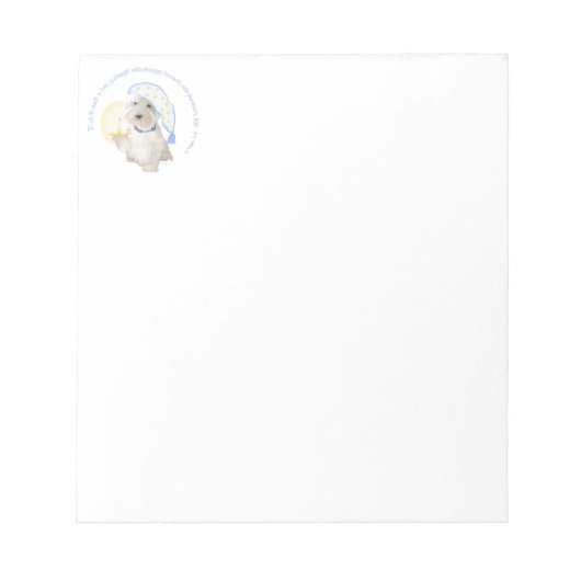 Goodnight Blue Notitieblok (Voorkant)