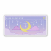 Goodnight.exe pop up window sticker (Voorkant)