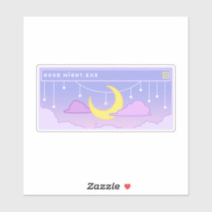 Goodnight.exe pop up window sticker