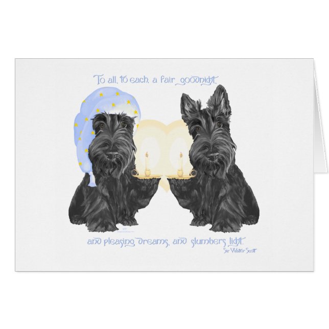 Goodnight Scotties (Devant horizontal)