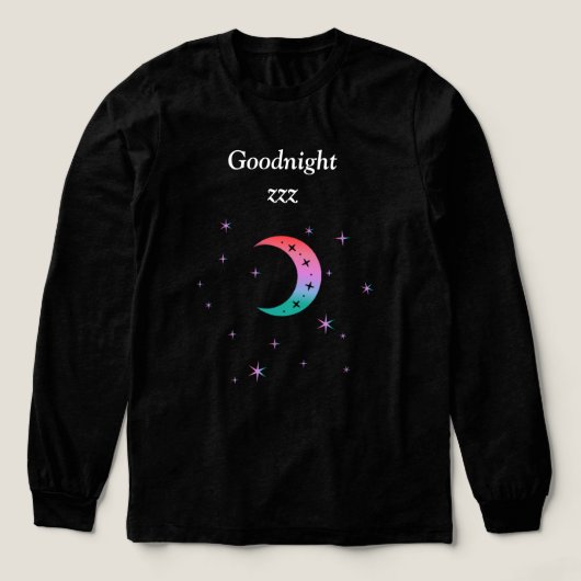 "goodnight", Sleep wear for every day Tri-Blend Shirt (Voorkant)