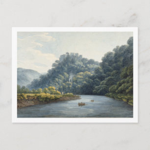 Goodrich Castle op de Wye (w/c, pen & inkt, krijt) Briefkaart