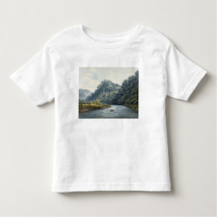 Goodrich Castle op de Wye (w/c, pen & inkt, krijt) Kinder Shirts