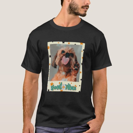Goodvibes Shih Tzu Dog Pets and Animal Reders T-shirt (Voorkant)