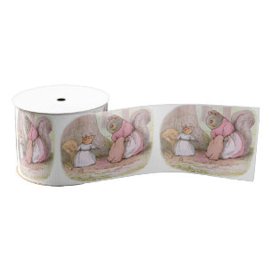 Goody and Mrs Hackee (Eekhoorns) (Beatrix Potter) Grosgrain Lint