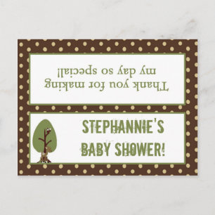 Goody Bag Topper Enchanted Hollow Woodland Forest Uitnodiging Briefkaart