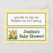 Goody Bag Toppers Oerwoud Baby's Uitnodiging Briefkaart (Voorkant)