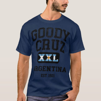 Goody Cruz Argentina XXL Atletisch ontwerp T-shirt