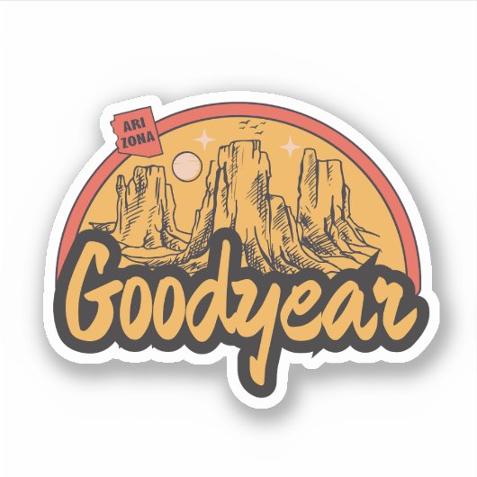 Goodyear, Arizona Autocollant (Devant)