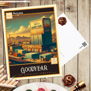 Goodyear, Arizona Carte postale Vintage