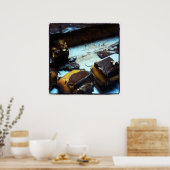 Gooey Caramel, Marshmallow en Chocolate Snoep Poster (Keuken)