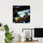 Gooey Caramel, Marshmallow en Chocolate Snoep Poster (Thuiskantoor)