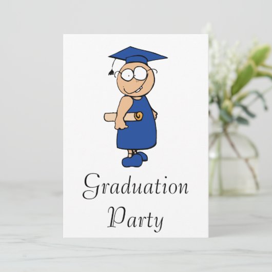 Goofy Afstudeerder Kaart (Staand voorkant)