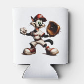 Goofy Cat honkbalwerper eindigt Blikjeskoeler (Achterkant)